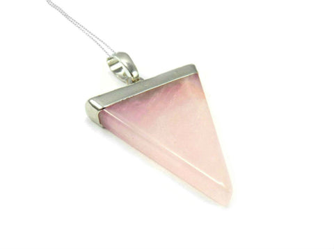 real gold rose quartz necklace