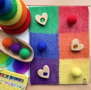 Felted Color Sorting Play Mat - Mat Only - Tselaine