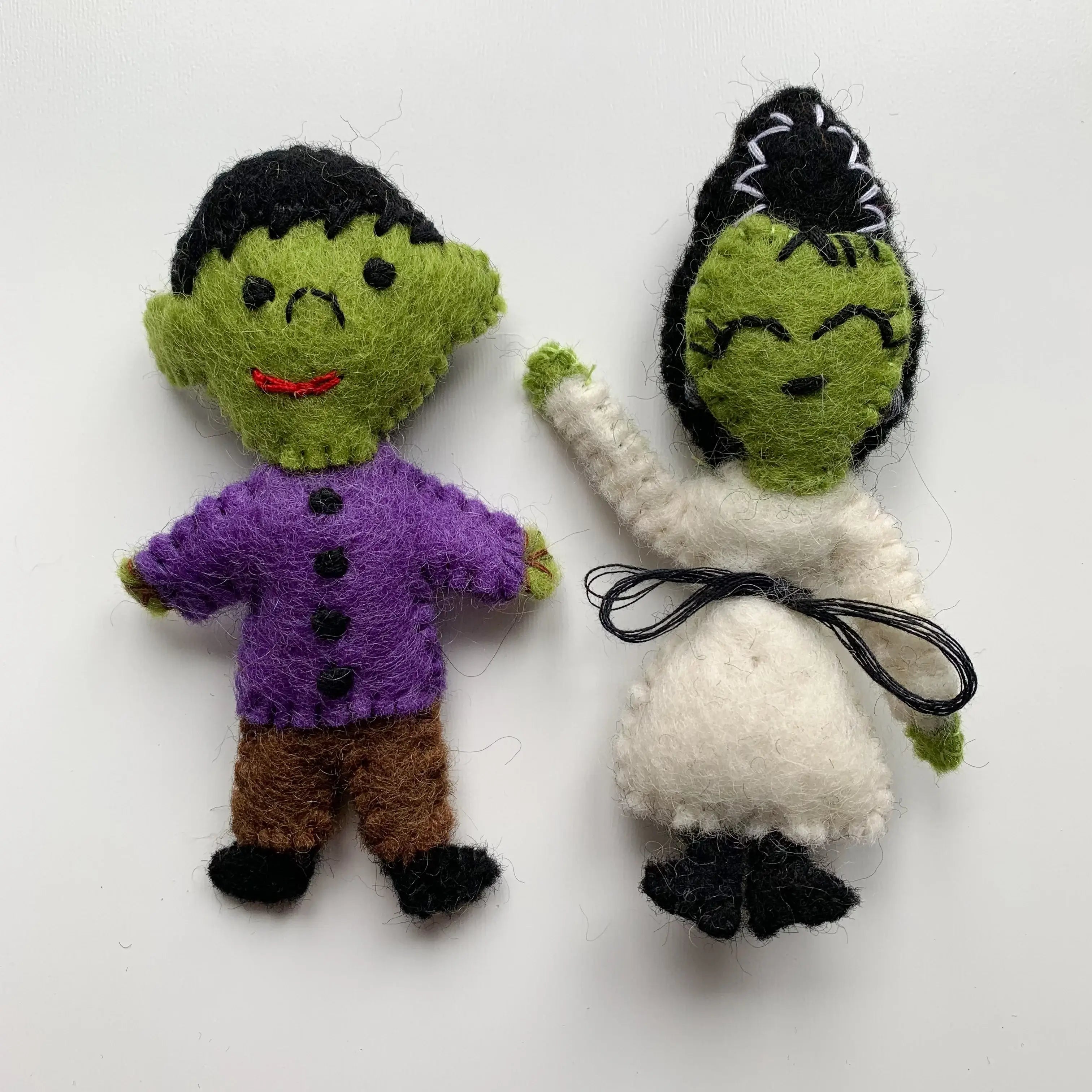 Felt Frankenstein Friends Set Of Two