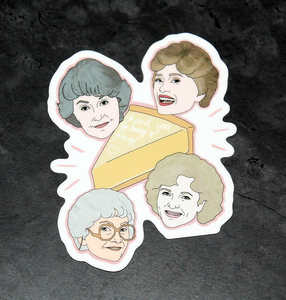 Golden Girls Thank You for Being a Friend Sticker