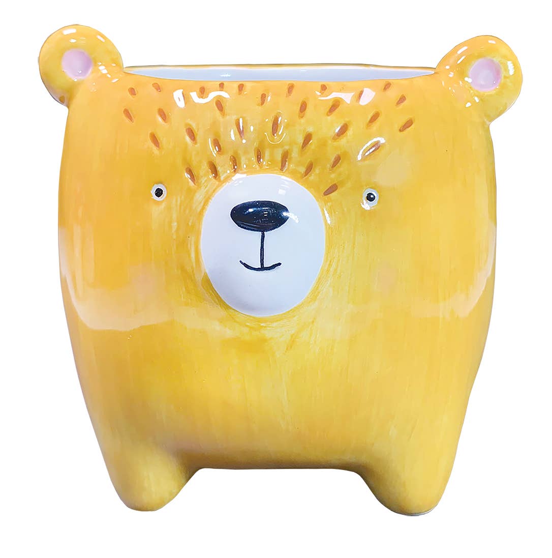 Woodland Animal Collection Bear Planter