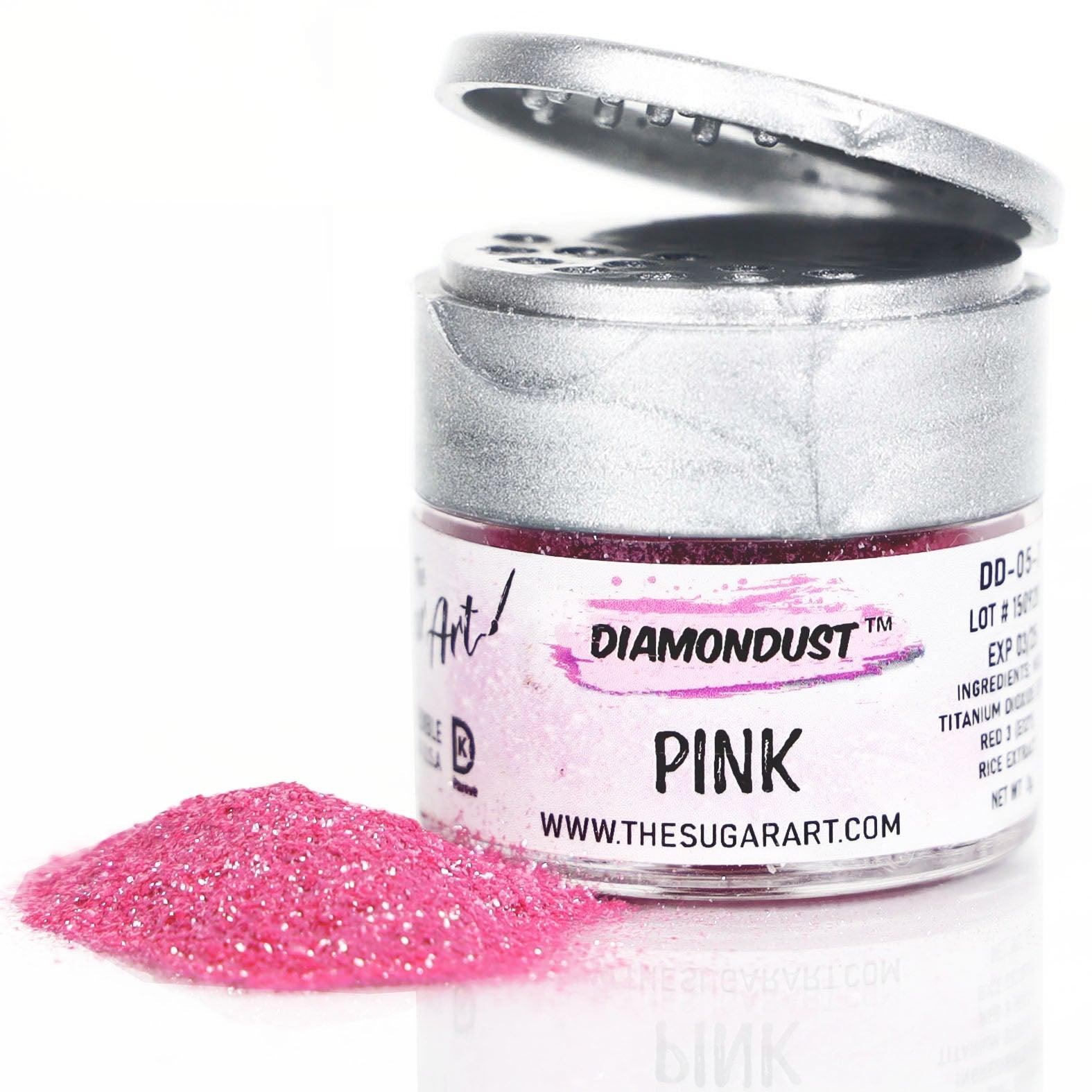 Pink Rose Disco Dust Edible Glitter