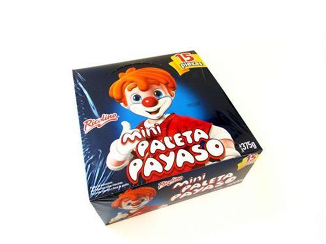 Paleta Payaso Mini 15pz De 25gr C U La Dulceria