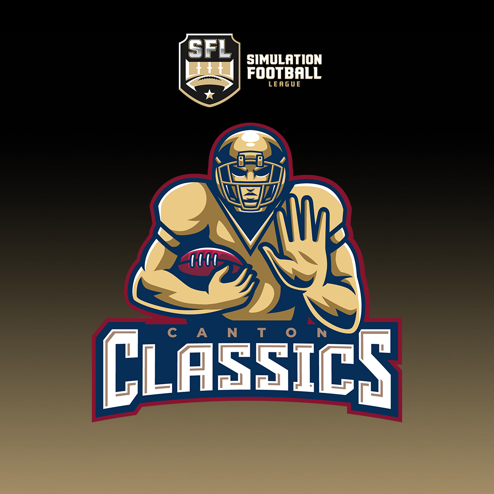 Canton Classics Replica Football Jersey - Home – Sector Six Apparel