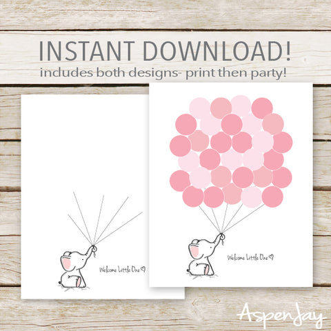 Baby Shower Printables Tagged Elephant Aspenjay