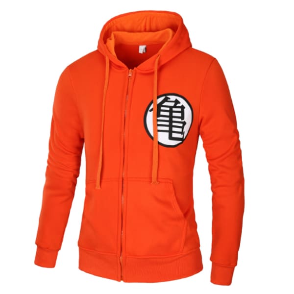 dragon ball orange hoodie