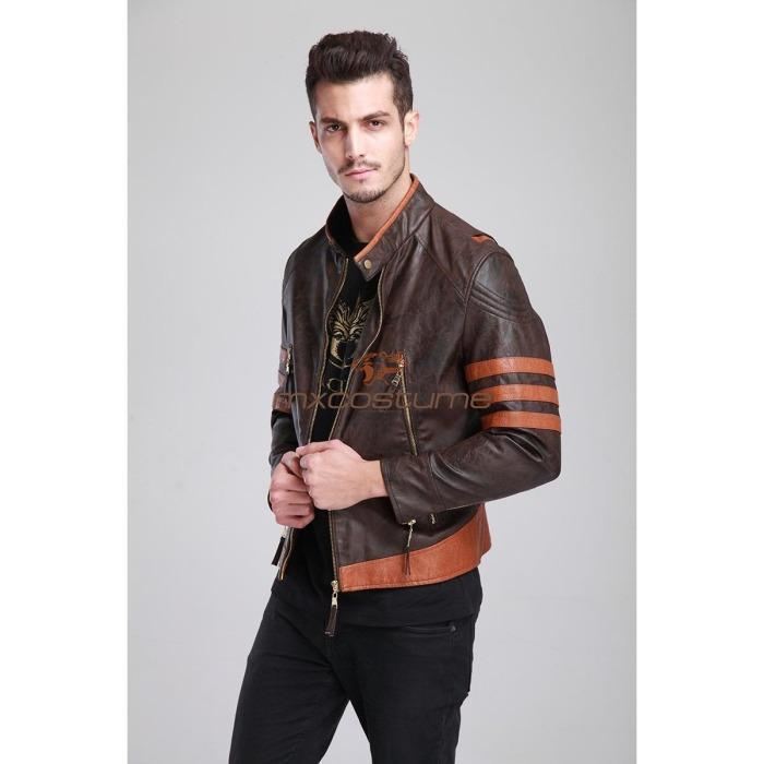 Wolverine 2 Logan PU Leather Jacket Cosplay Costume – Mxcostume