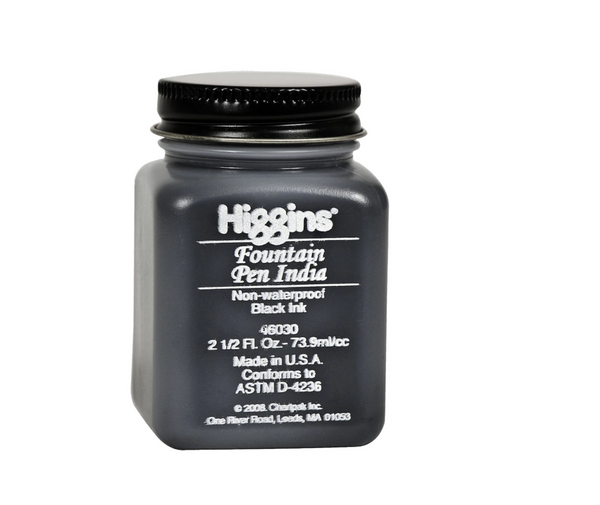 higgins fountain pen india ink