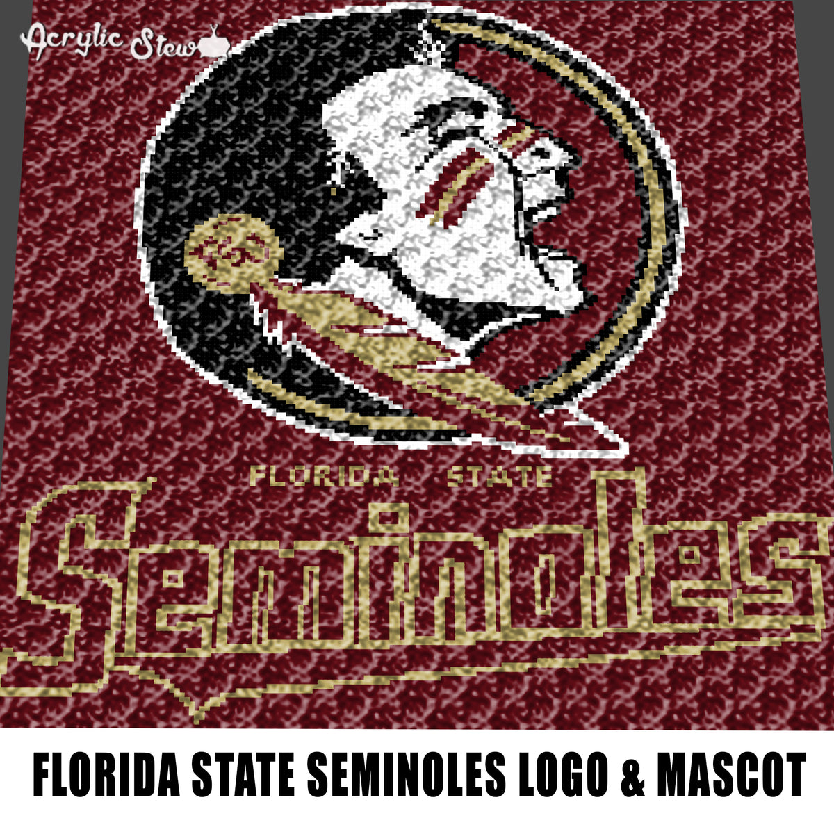 free florida state cross stitch graph