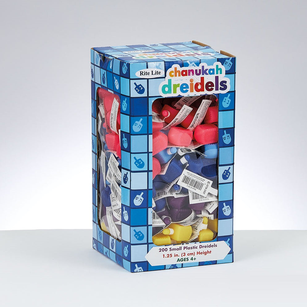 Small Plastic Dreidels Pack of 200 —