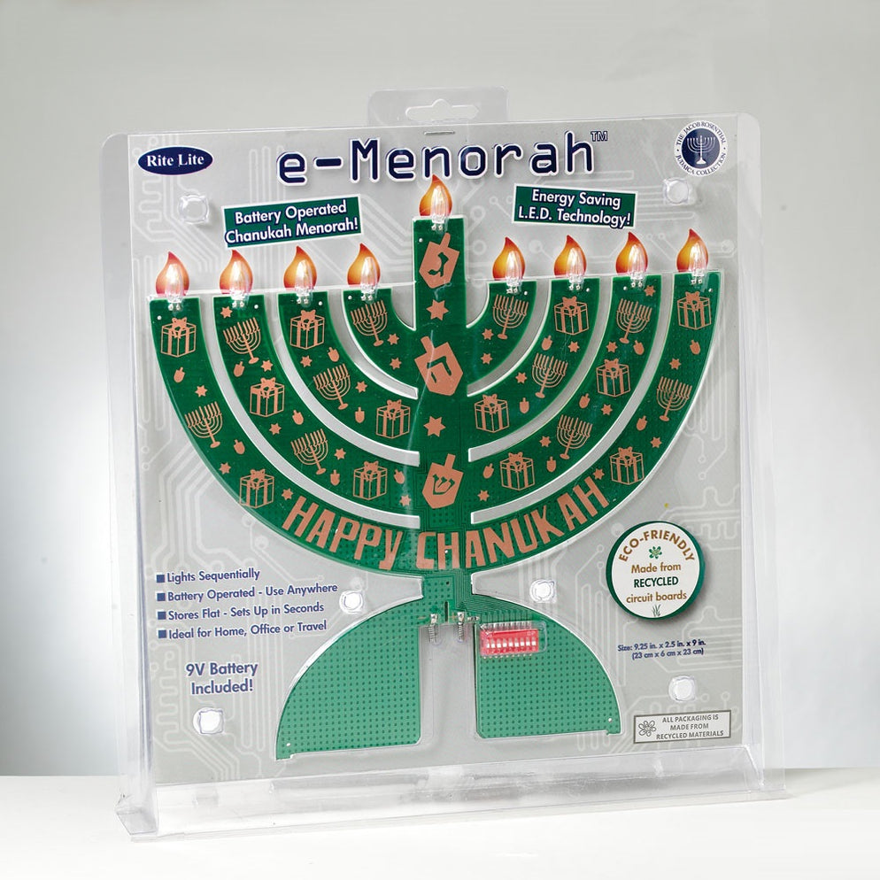 Electronic LED Menorah —