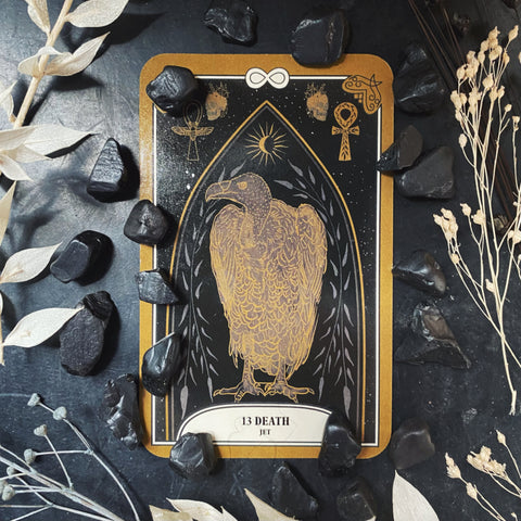 TAROT CARD DEATH THE CRYSTAL MAGIC TAROT