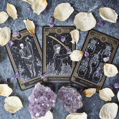 Earth signs tarotscope - The Marigold Tarot deck and Amethyst