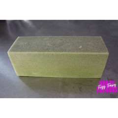 trimmed hemp and pumice scrub bar