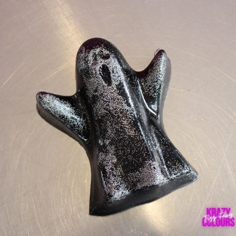 african black melt and pour soap ghost bar