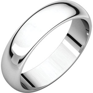 Men's Classic Plain Comfort Fit Wedding Band