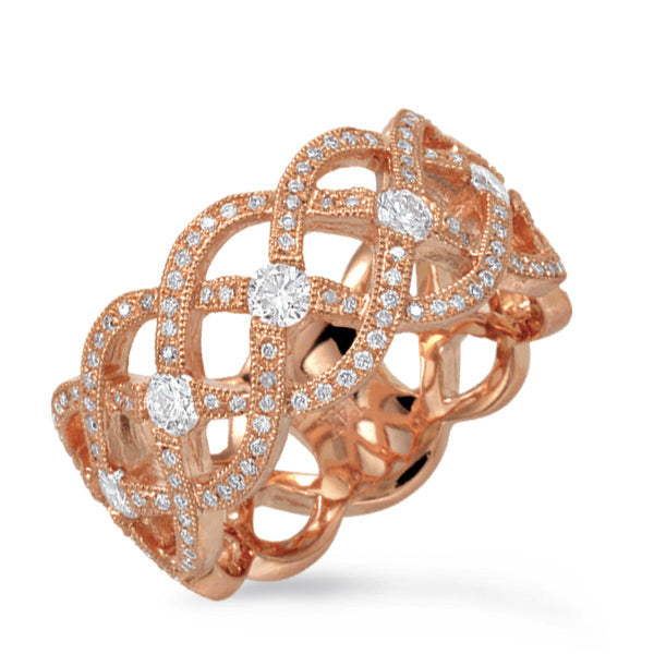 Rose Gold Diamond Cocktail Ring