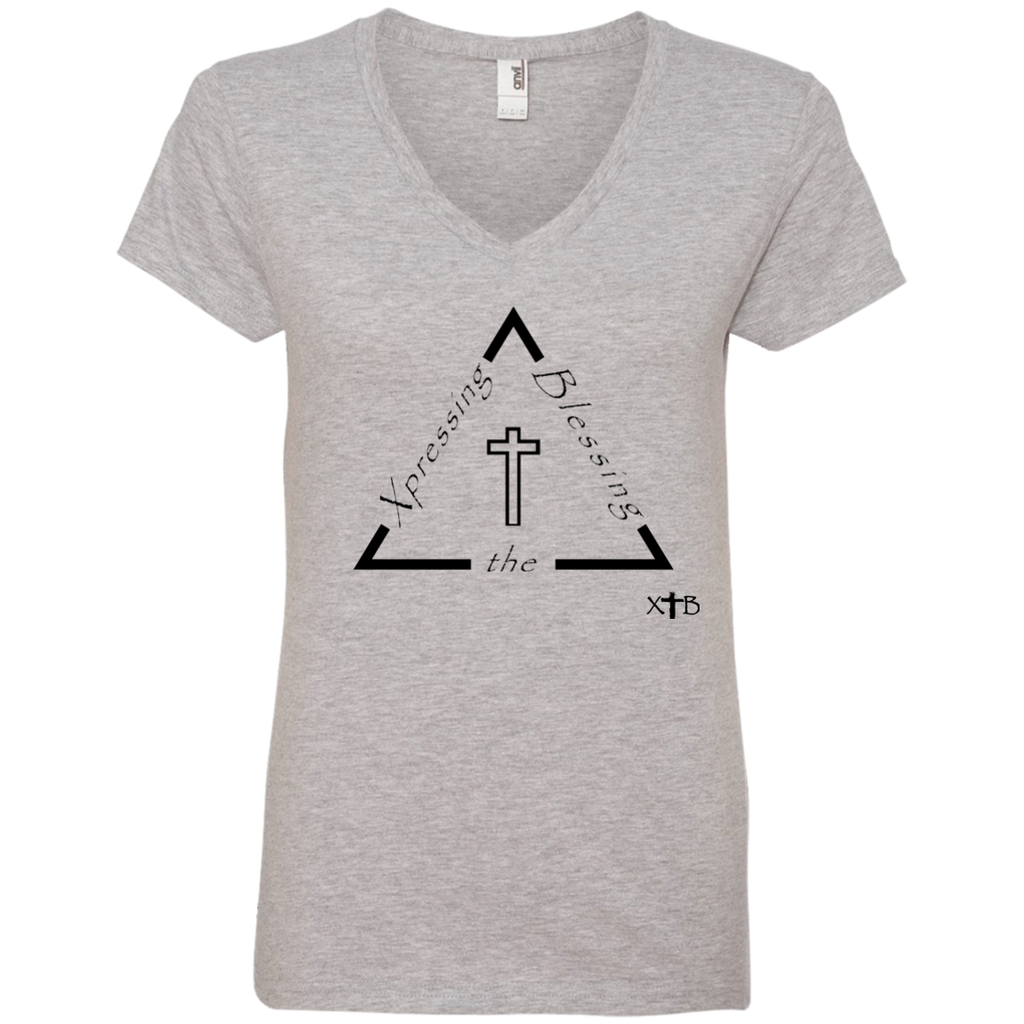 XtB logo V-neck - Xpressing The Blessing