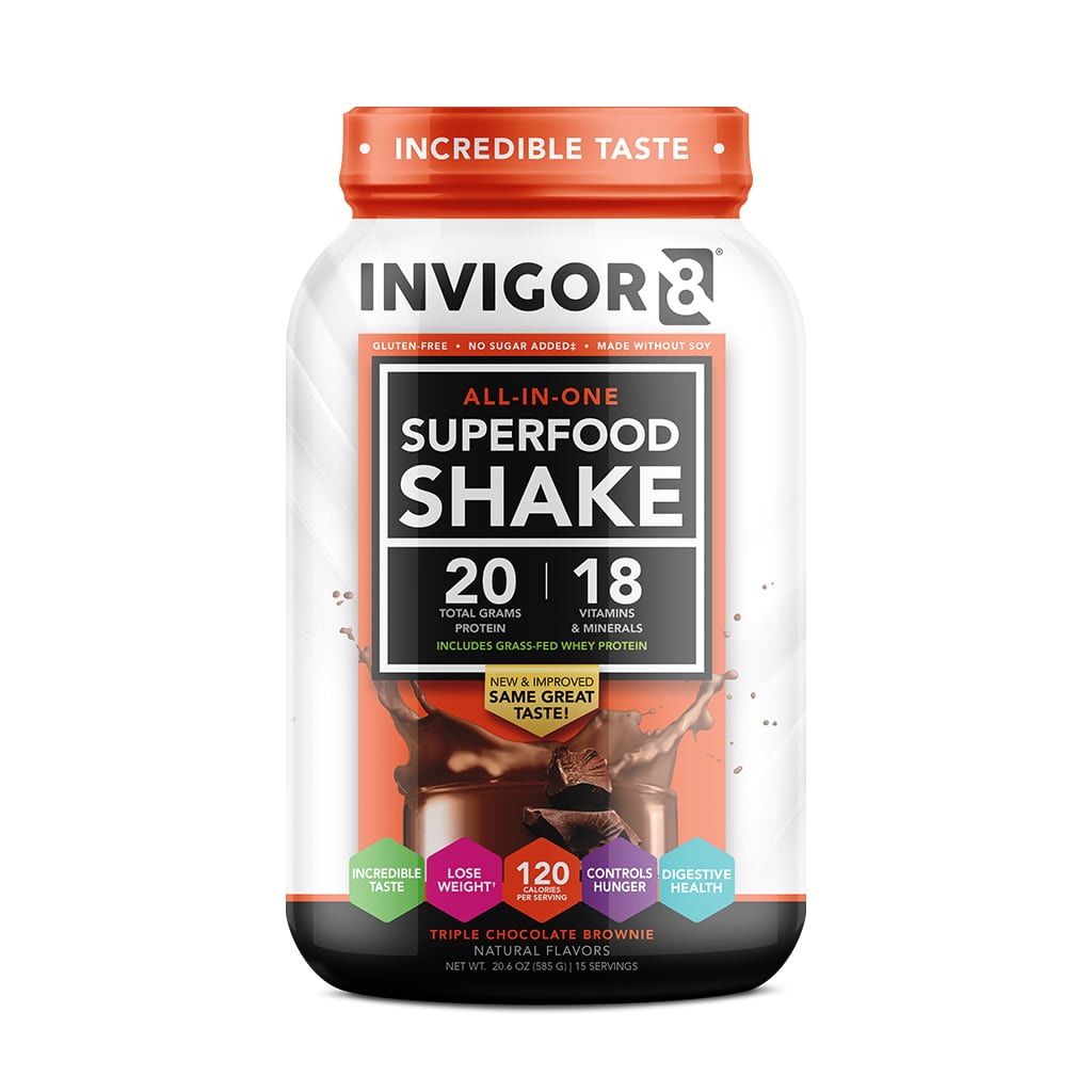 INVIGOR8 Triple Chocolate Brownie Superfood Shake - INVIGOR8 product image