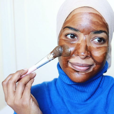 plum chocolate face mask