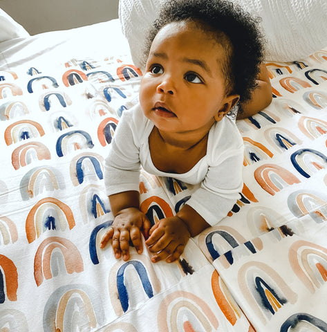 Baby Lying on toki Mats