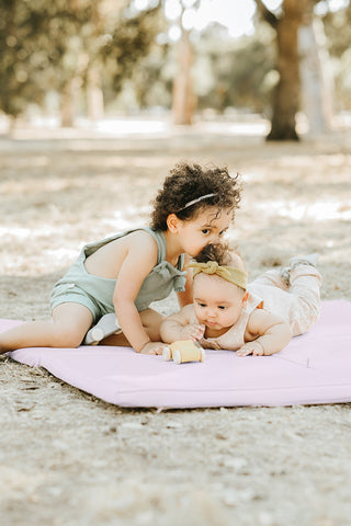 baby and toddler playing on toki mats play mat
