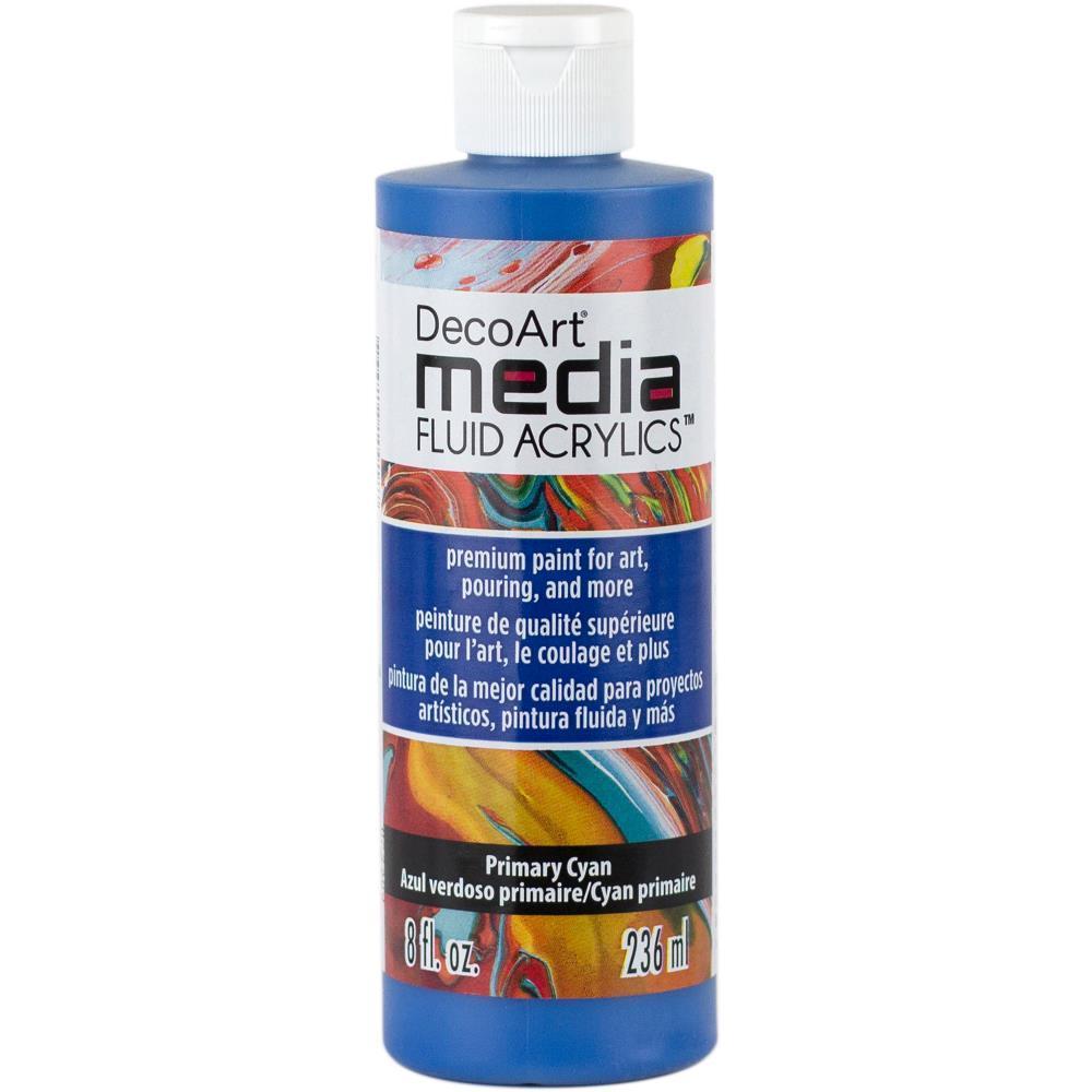 Deco Art Media Fluid Acrylic Paint 8oz Primary Cyan   0000842326 Bd9e5379 A909 4fa5 Add3 68535b974da0 1024x1024 