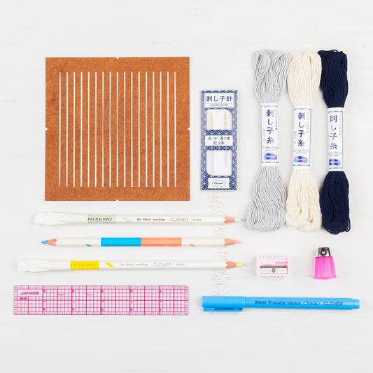 Sashiko Mending Kit - a DIY guide to decorative, functional