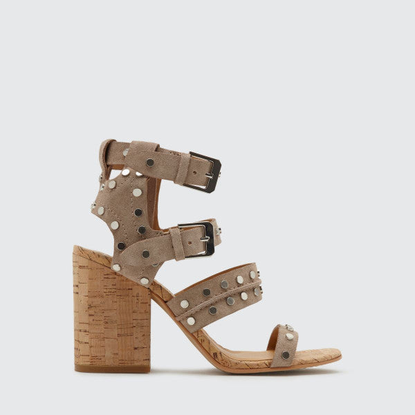 Effie Block Heel - Taupe – Mahala Reese