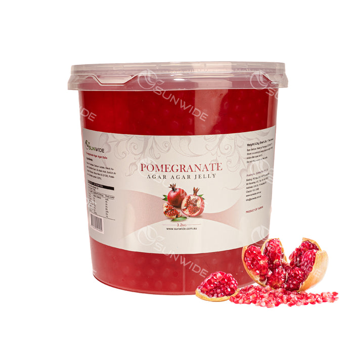 Popping Pearl Pomegranate | Bubble Tea Supply | Australia Wide Whole —  Sunwide Bubble Tea