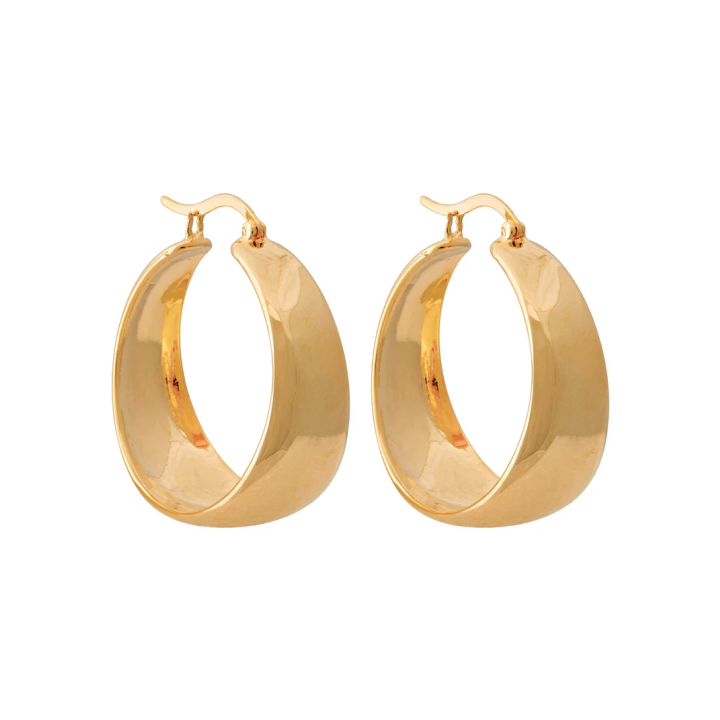 Zuri Hoops - Gold#N# #N# #N# #N# – ALIX YANG Jewellery