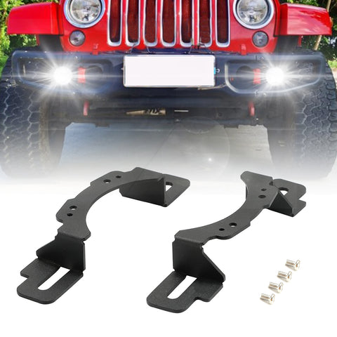 4 Inch LED Fog Light Modified Metal Bracket Adapter Front Bumper Mount