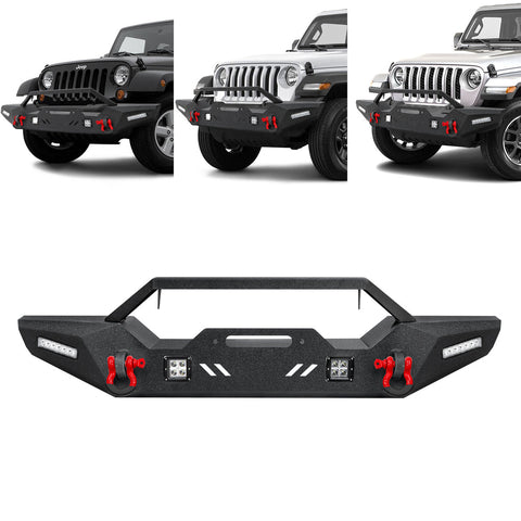 Jeep Front & Rear Bumpers Combo Kits for 2007-2018 Jeep Wrangler JK/JK