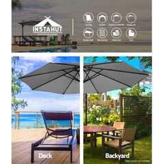 instahut-3m-umbrella-with-50x50cm-base-outdoor-umbrellas-cantilever-sun-stand-uv-garden-grey