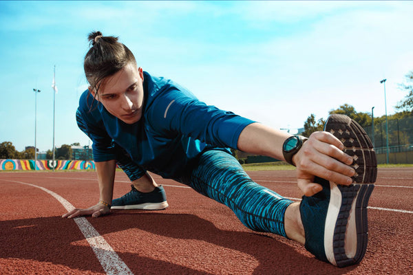 Athlete gracefully acknowledging opponents after a competition: "Athlete demonstrating sportsmanship by gracefully acknowledging opponents after a competition, regardless of the outcome.