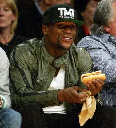 R2F Sports Article Floyd Mayweather’s he consumed grilled steaks, gumbo, fish, and oxtail.