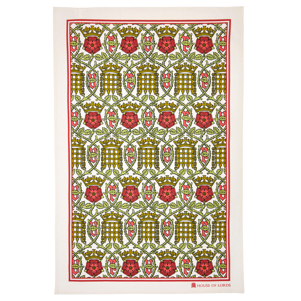House of Lords Tudor Rose Tea Towel featured image
