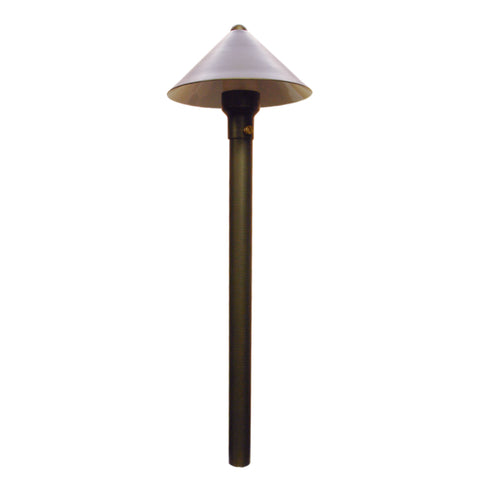 Centaurus Low Voltage Path Light - Weathered Brass