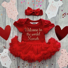 Welcome to the World Tutu Romper 