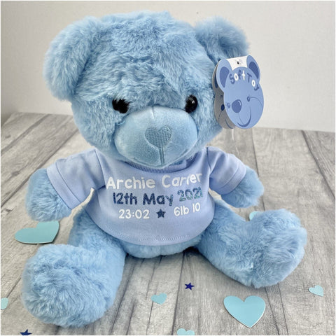 Personalised Newborn Teddy Bear 