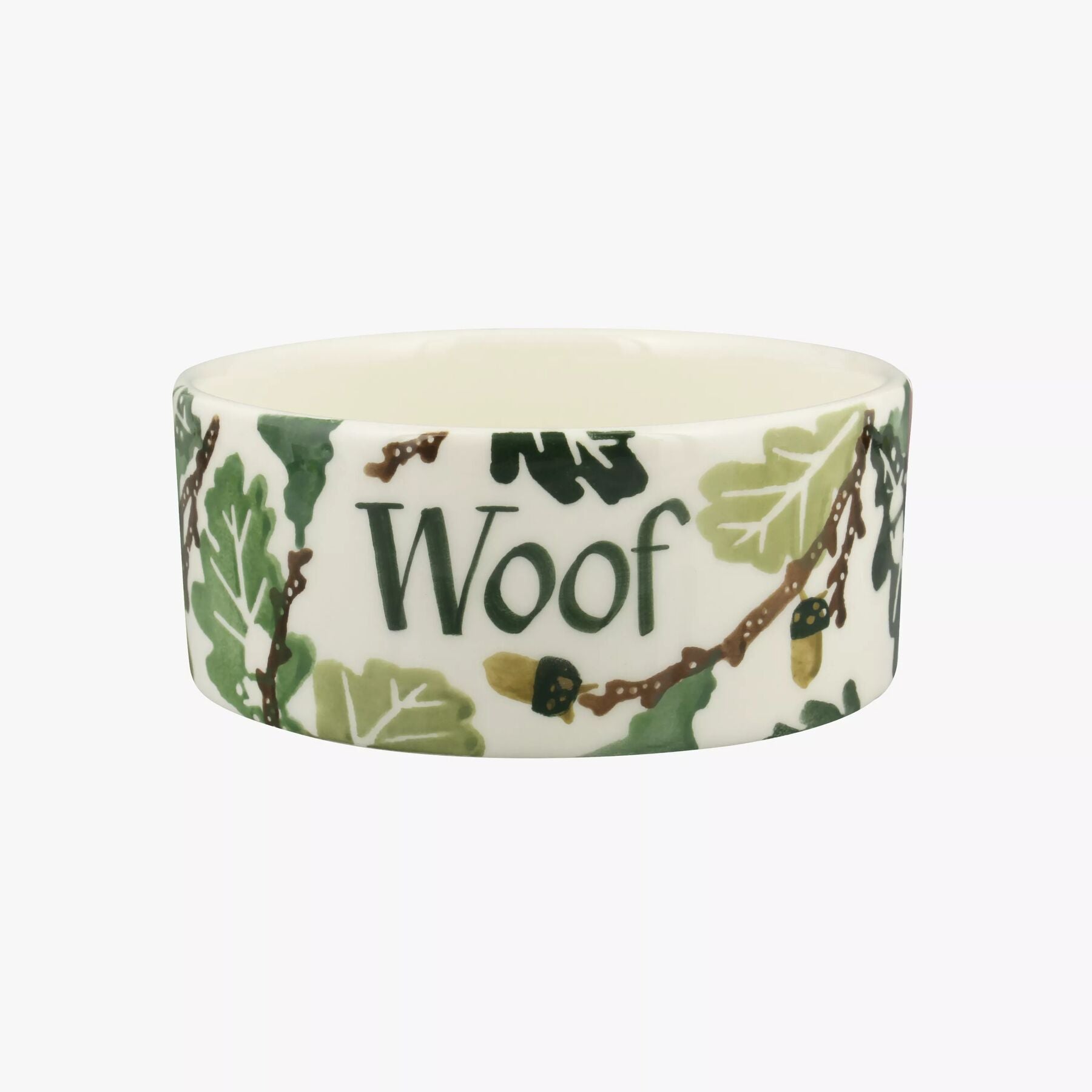 Personalised Oak Small Pet Bowl  - Customise Your Own Pottery Earthenware  | Emma Bridgewater - Chri