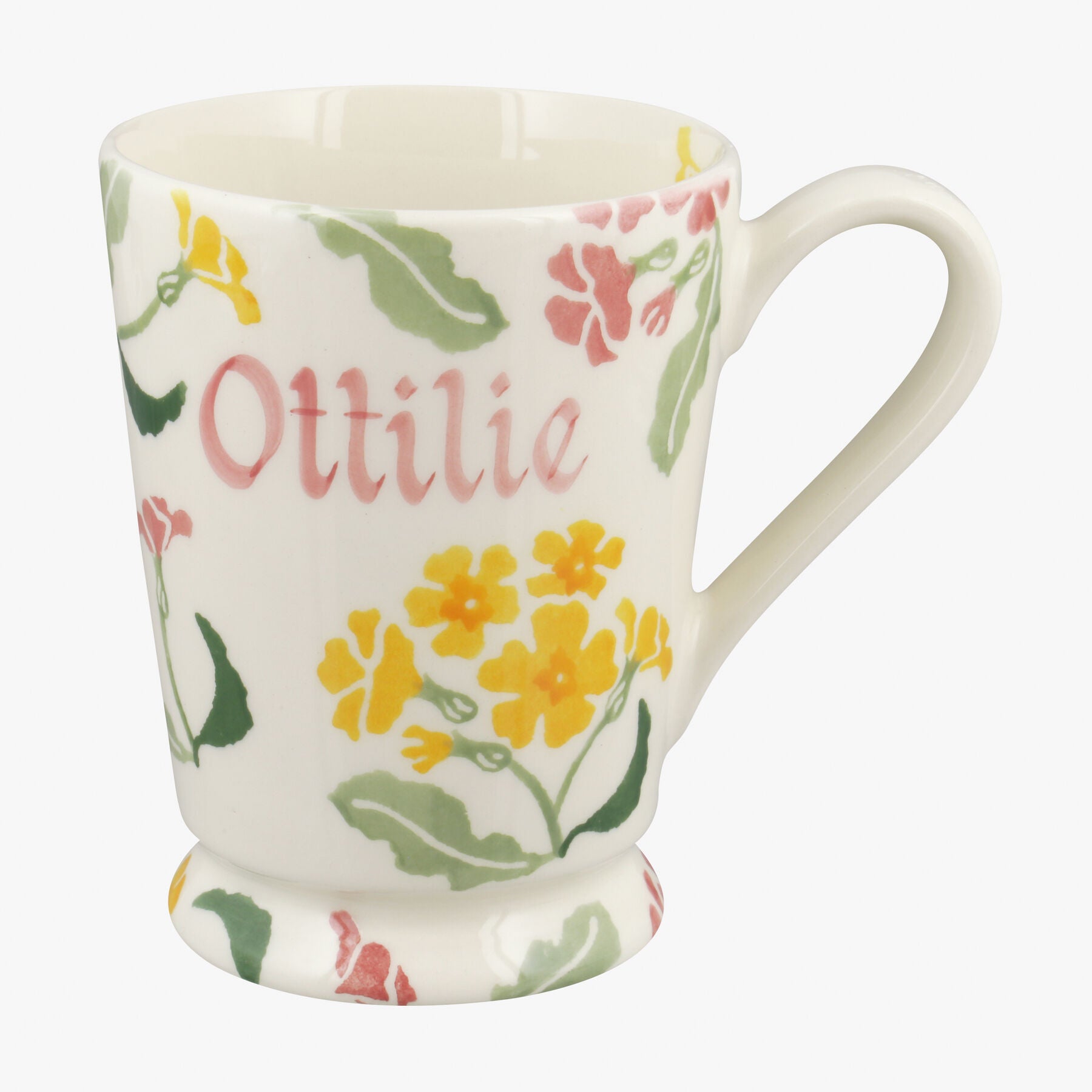 Personalised Pink Primrose Cocoa Mug  - Customise Your Own Pottery Earthenware  | Emma Bridgewater