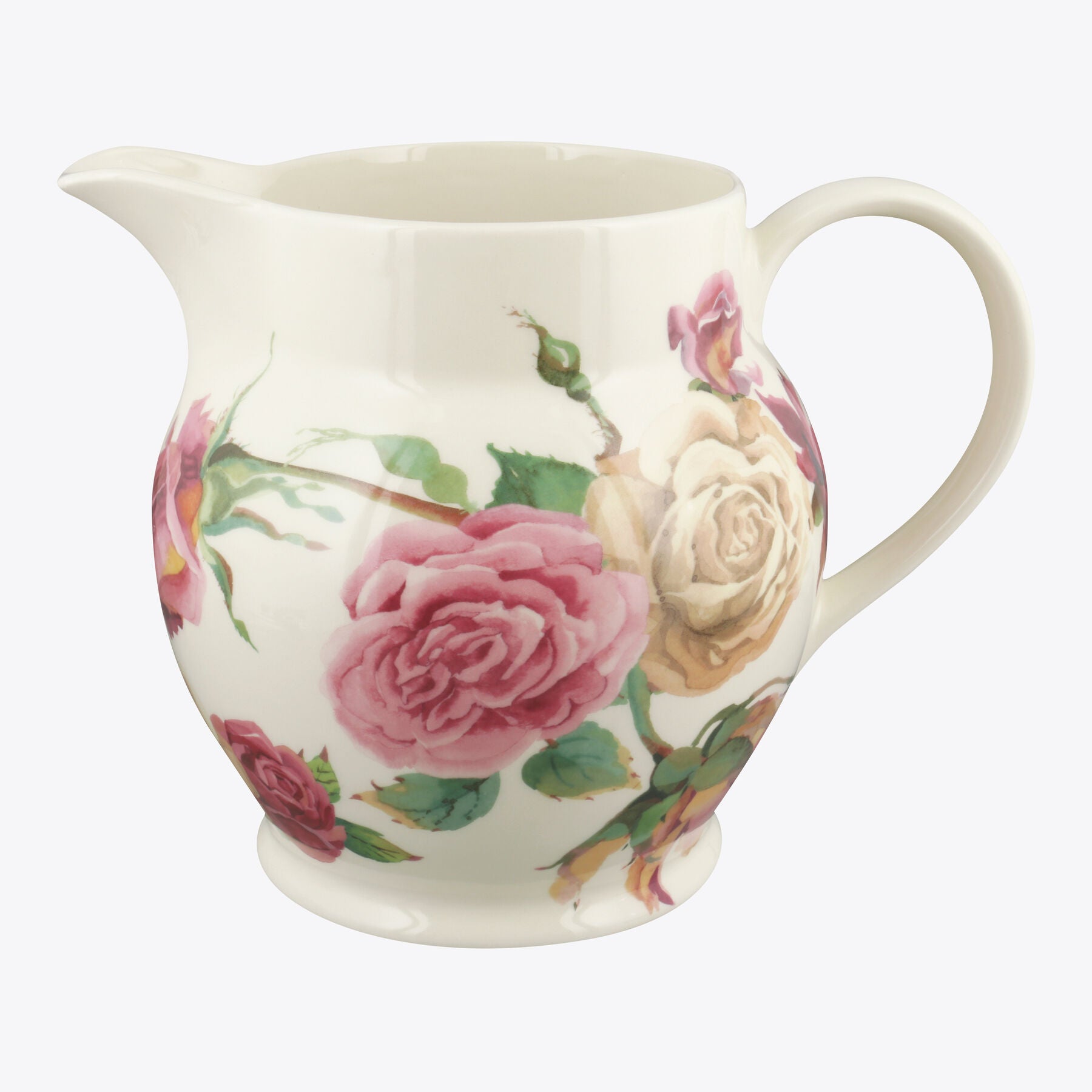 Emma Bridgewater |  Seconds Roses All My Life 6 Pint Jug - Unique Handmade & Handpainted English Ear