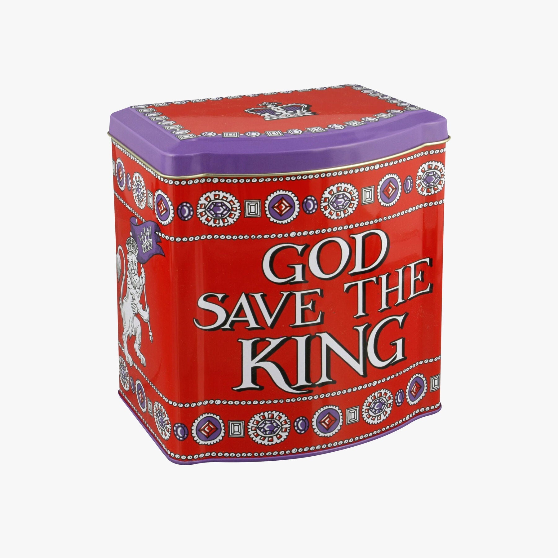 God Save The King Tin Tea Caddy  | Emma Bridgewater