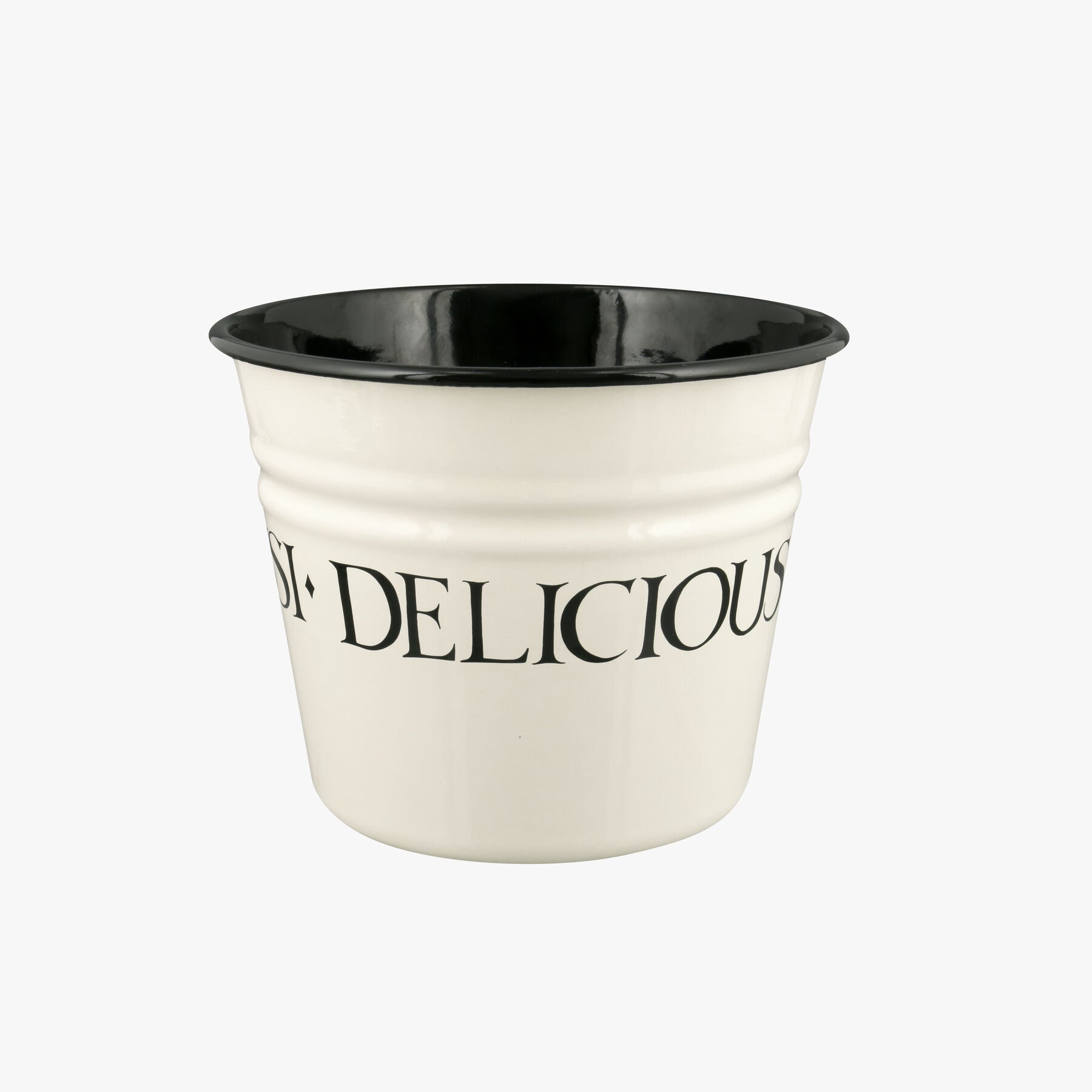 Emma Bridgewater | Black Toast Enamel Plant Pot