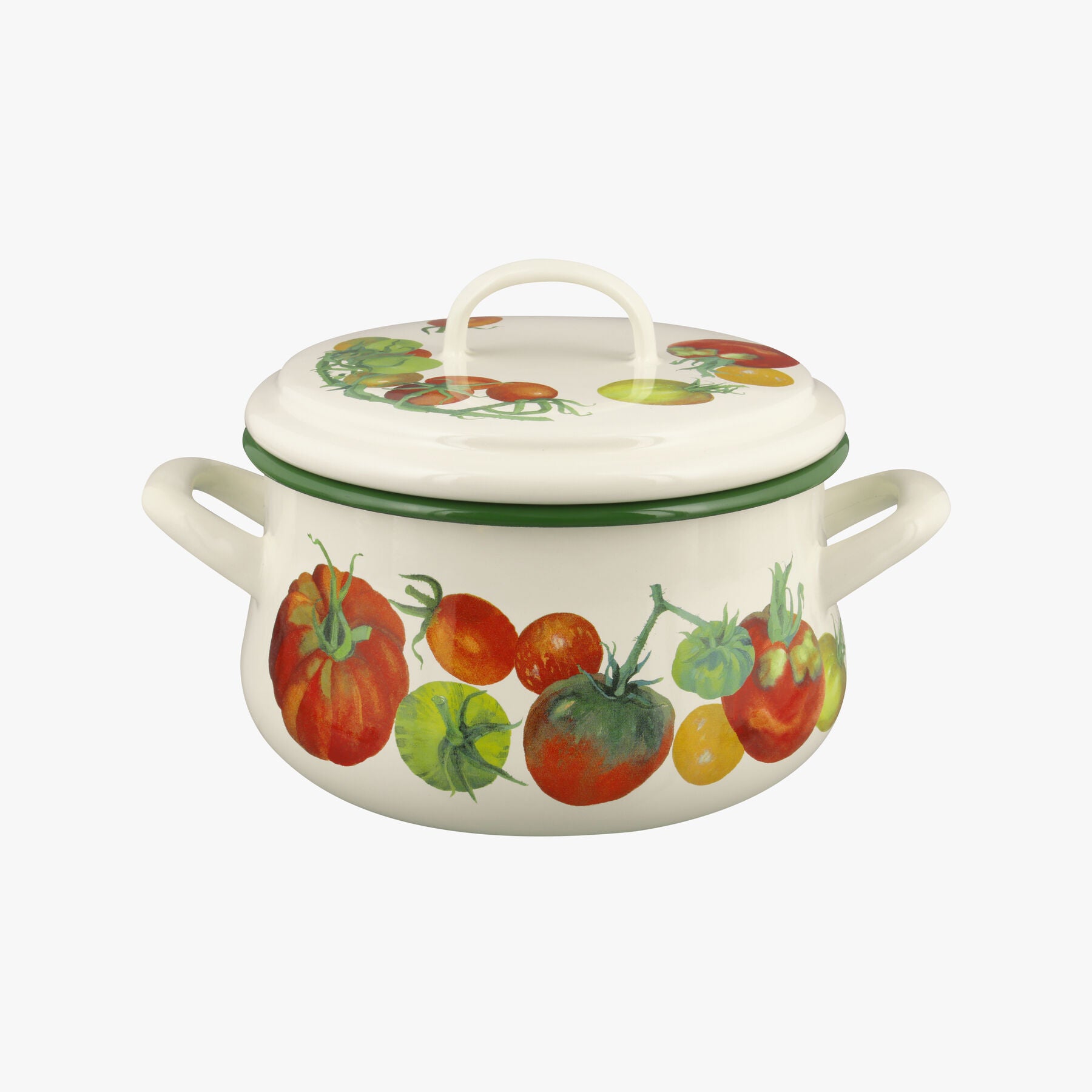 Tomatoes Enamel Small Cooking Pot  | Emma Bridgewater
