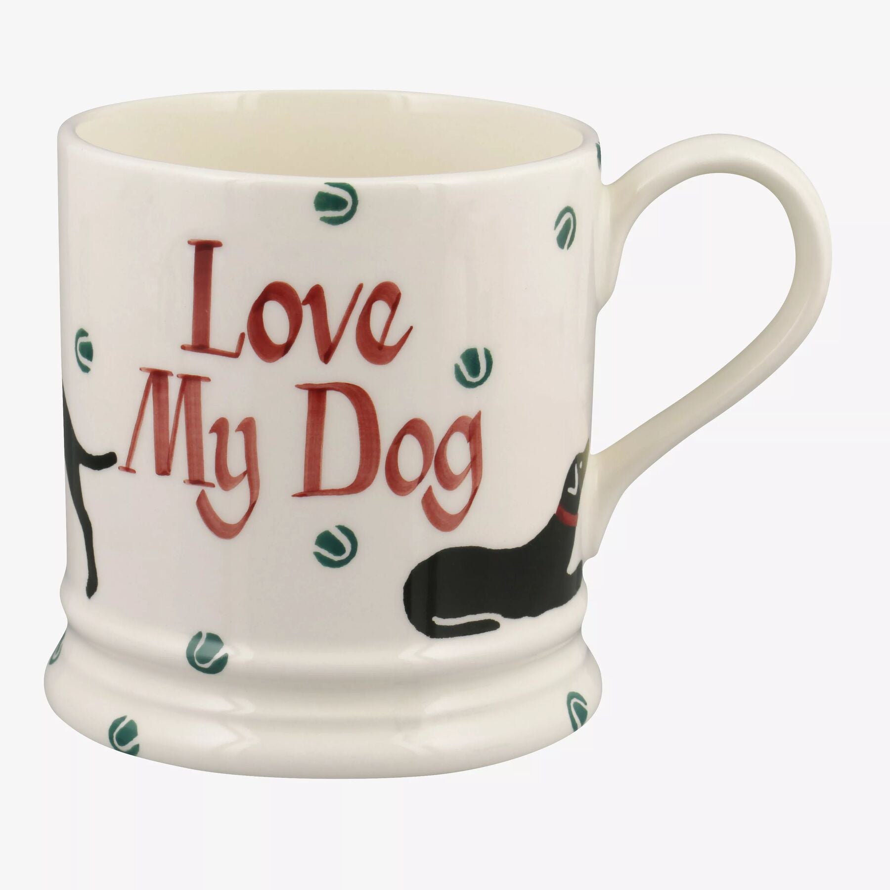 Personalised Black Labrador 1 Pint Mug  - Customise Your Own Pottery Earthenware  | Emma Bridgewater
