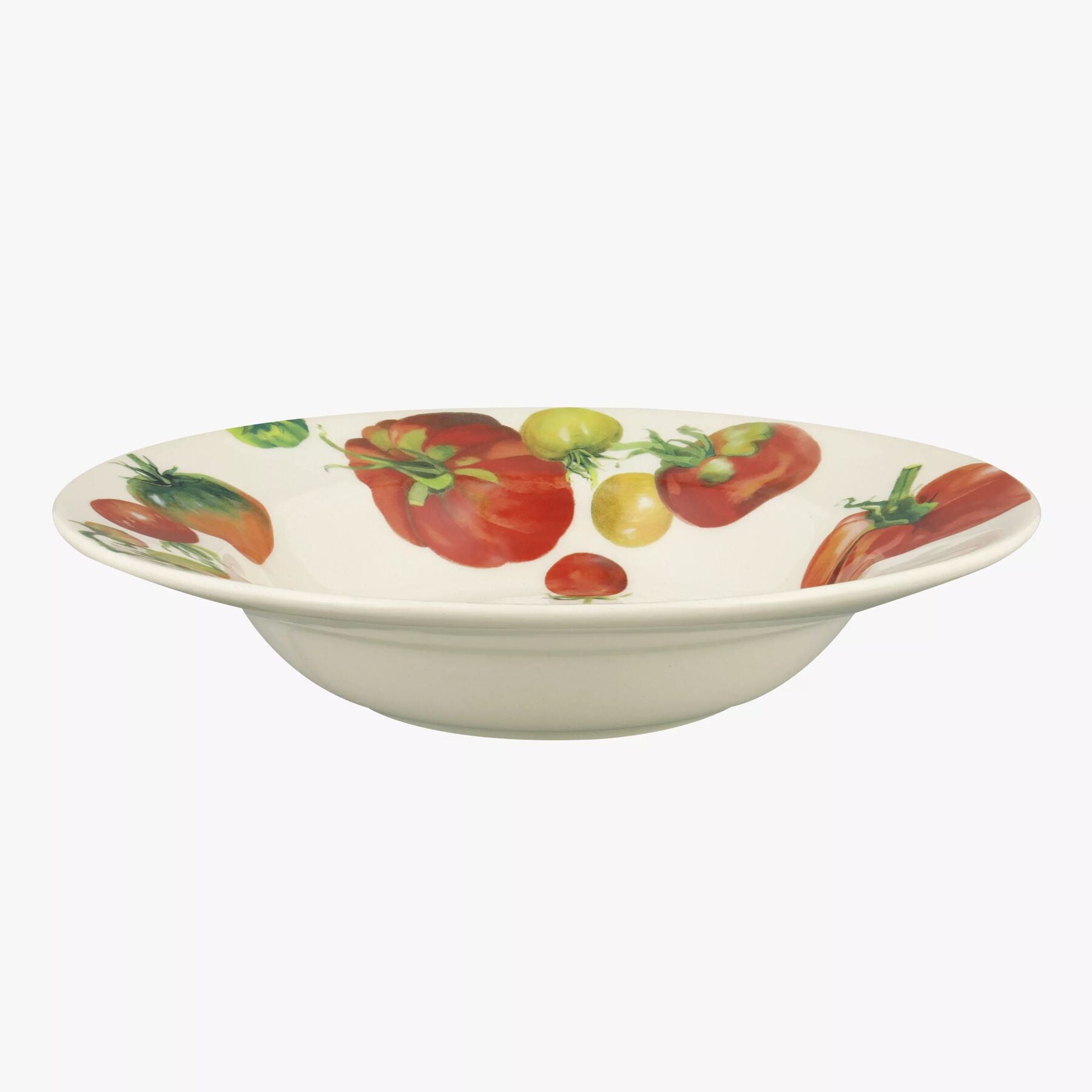 Emma Bridgewater |  Seconds Tomatoes Soup Plate - Unique Handmade & Handpainted English Earthenware 