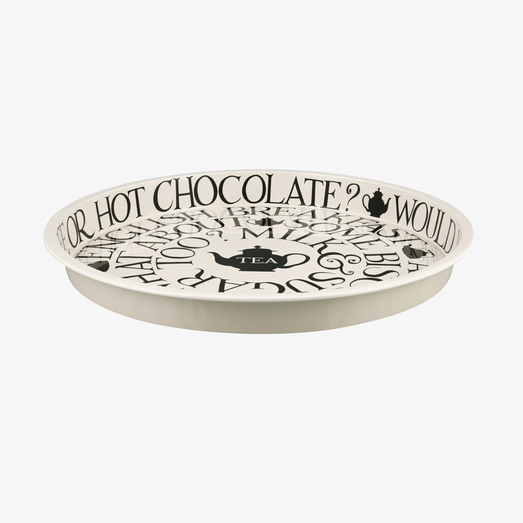 Emma Bridgewater | Black Toast Round Tin Tray