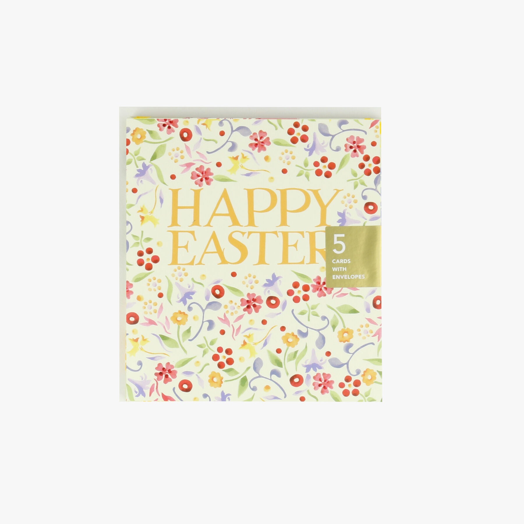 Emma Bridgewater  Happy Easter Spring Floral Pack Of 5 Easter Cards